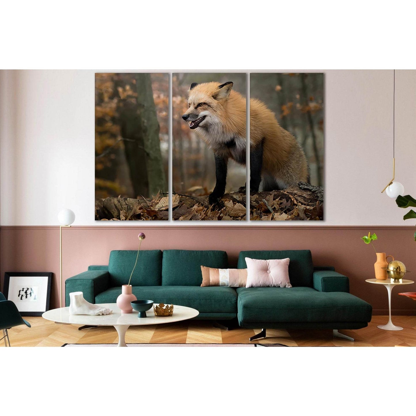 Wild Fox In The Autumn Forest №SL1007 Ready to Hang Canvas PrintCanvas art arrives ready to hang, with hanging accessories included and no additional framing required. Every canvas print is hand-crafted, made on-demand at our workshop and expertly stretch