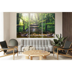 Ducks In The Pond And Green Trees №SL508 Ready to Hang Canvas PrintCanvas art arrives ready to hang, with hanging accessories included and no additional framing required. Every canvas print is hand-crafted, made on-demand at our workshop and expertly stre