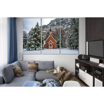 Spruce Trees Small House In Winter №SL1059 Ready to Hang Canvas PrintCanvas art arrives ready to hang, with hanging accessories included and no additional framing required. Every canvas print is hand-crafted, made on-demand at our workshop and expertly st