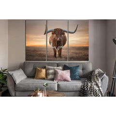 Bull With Big Horns №SL1041 Ready to Hang Canvas PrintCanvas art arrives ready to hang, with hanging accessories included and no additional framing required. Every canvas print is hand-crafted, made on-demand at our workshop and expertly stretched around