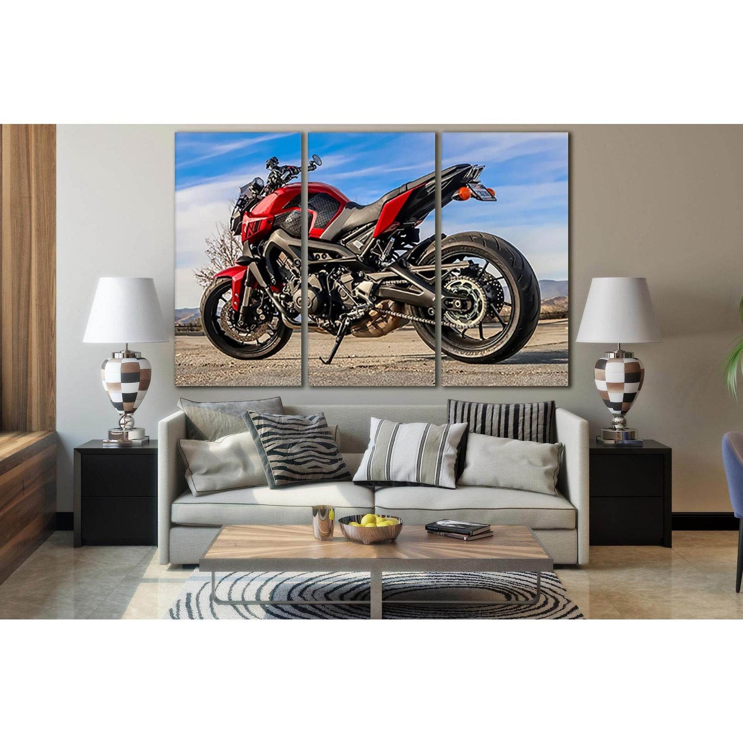 Red And Black Sports Motorcycle №SL778 Ready to Hang Canvas PrintCanvas art arrives ready to hang, with hanging accessories included and no additional framing required. Every canvas print is hand-crafted, made on-demand at our workshop and expertly stretc