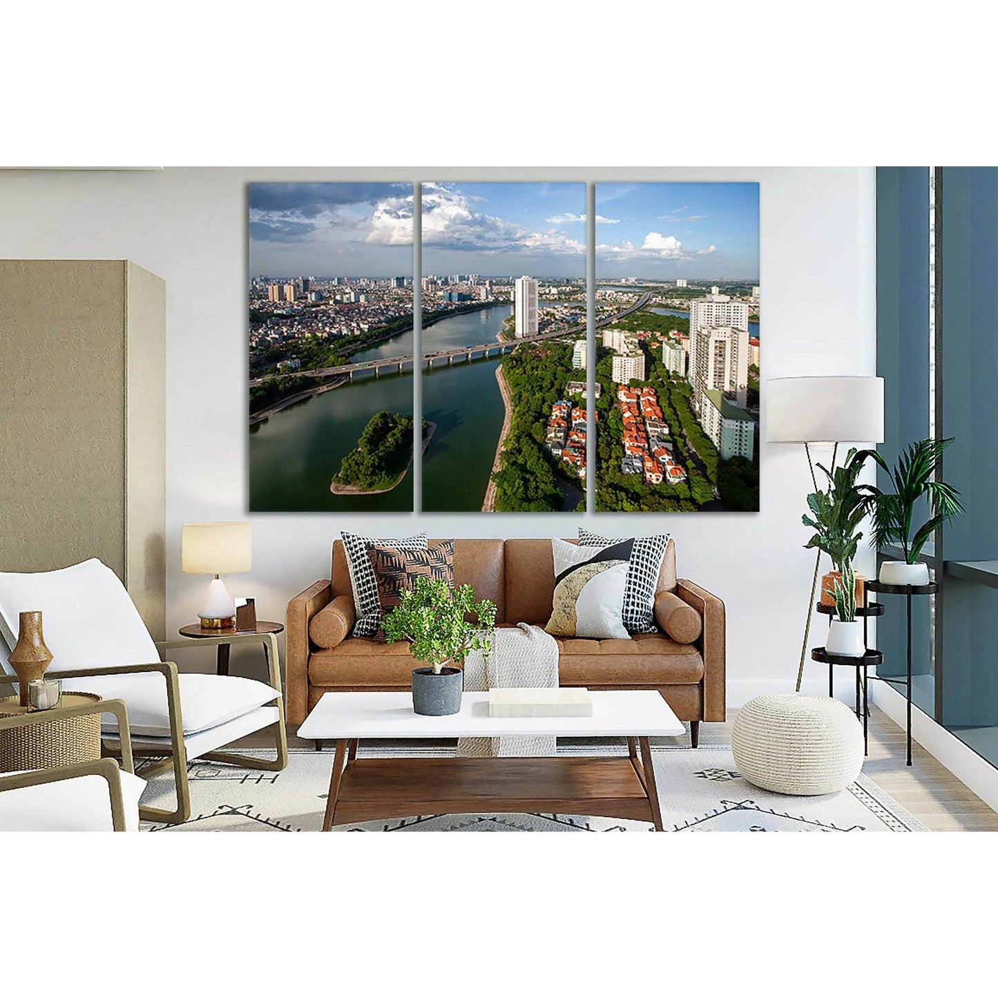 Vietnam Hanoi Skiline Hong River №SL308 Ready to Hang Canvas PrintCanvas art arrives ready to hang, with hanging accessories included and no additional framing required. Every canvas print is hand-crafted, made on-demand at our workshop and expertly stret