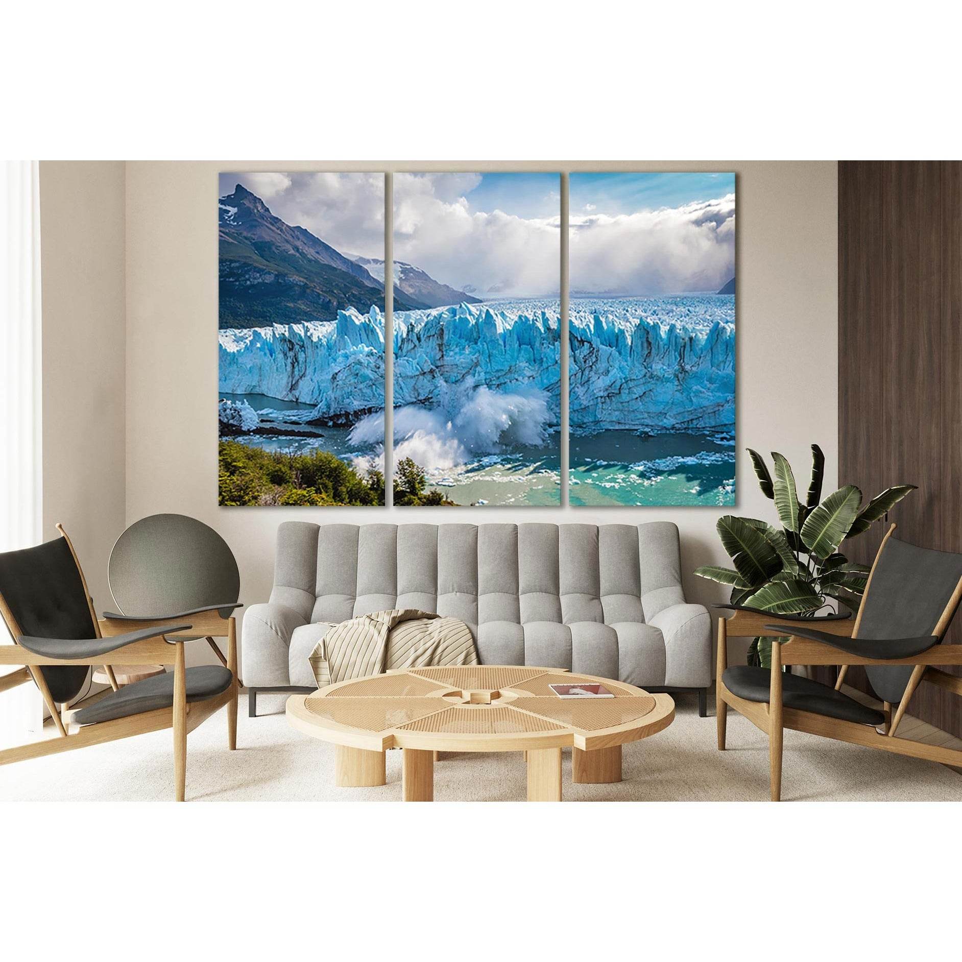 Ice Collapsing Into The Water №SL1326 Ready to Hang Canvas PrintCanvas art arrives ready to hang, with hanging accessories included and no additional framing required. Every canvas print is hand-crafted, made on-demand at our workshop and expertly stretch