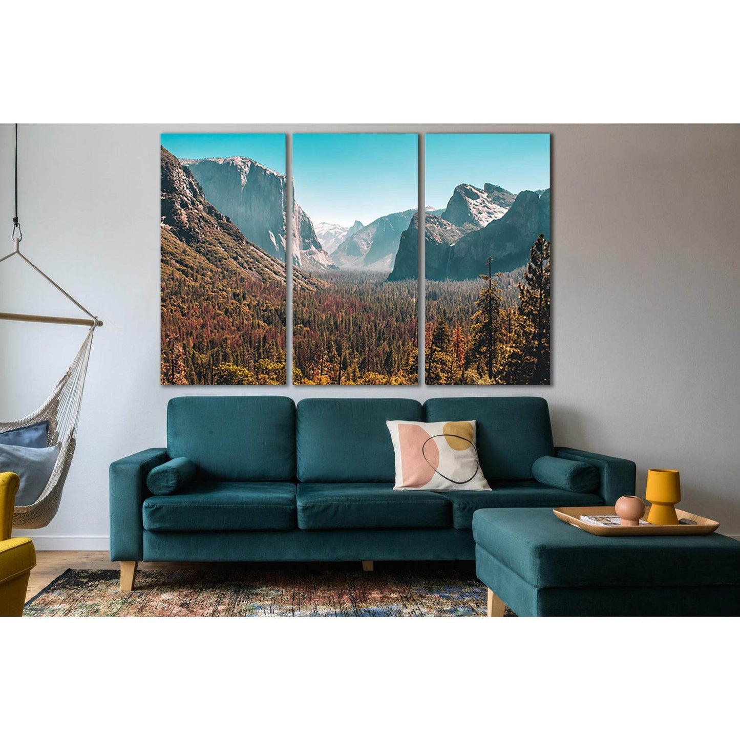 Forest And Mountains In Yosemite Valley №SL1575 Ready to Hang Canvas PrintCanvas art arrives ready to hang, with hanging accessories included and no additional framing required. Every canvas print is hand-crafted, made on-demand at our workshop and expert