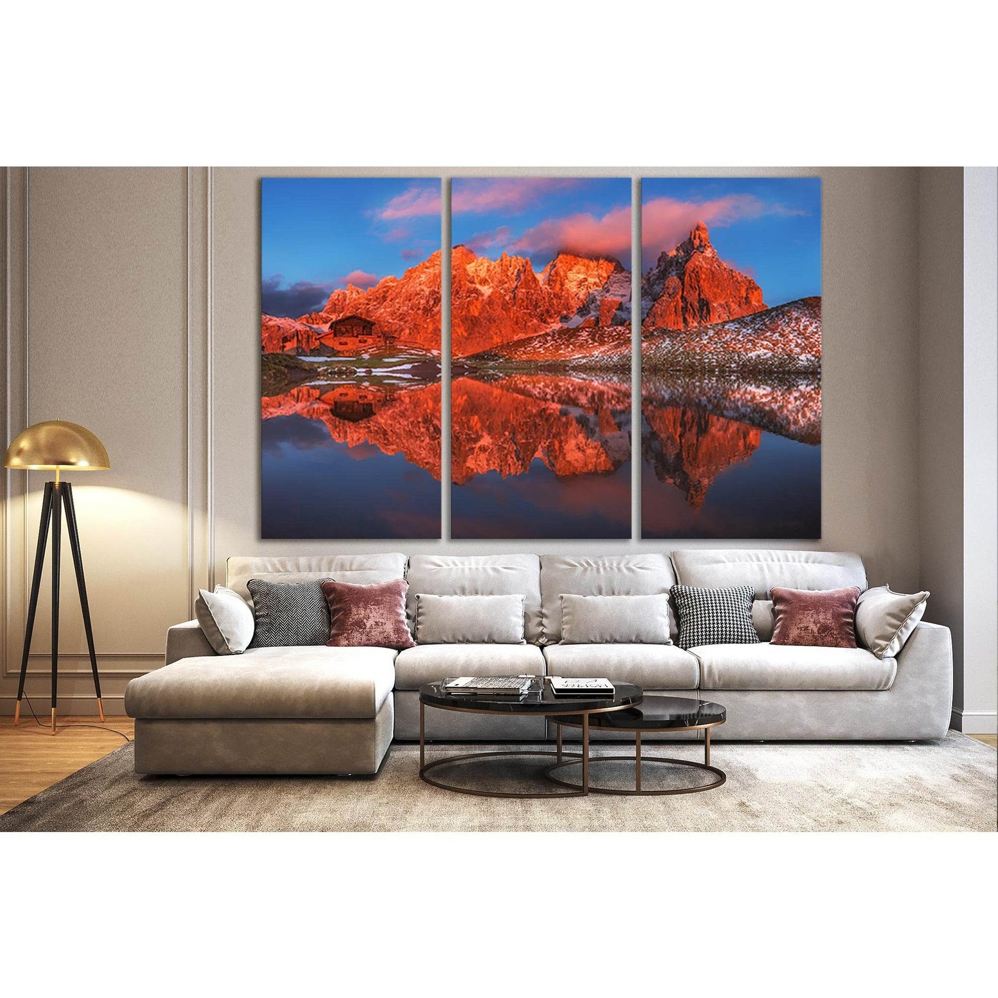 Lake And Mountains Reflection №SL1563 Ready to Hang Canvas PrintCanvas art arrives ready to hang, with hanging accessories included and no additional framing required. Every canvas print is hand-crafted, made on-demand at our workshop and expertly stretch