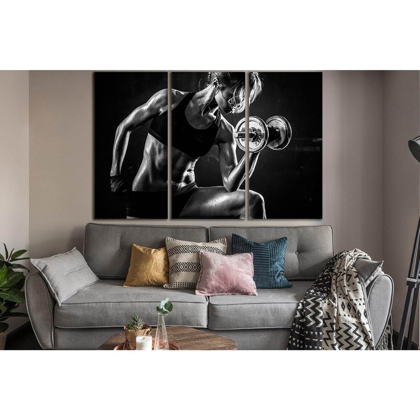 Beautiful Athletic Woman №SL892 Ready to Hang Canvas PrintCanvas art arrives ready to hang, with hanging accessories included and no additional framing required. Every canvas print is hand-crafted, made on-demand at our workshop and expertly stretched aro