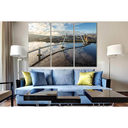 Peace Bridge Northern Ireland №SL1088 Ready to Hang Canvas PrintCanvas art arrives ready to hang, with hanging accessories included and no additional framing required. Every canvas print is hand-crafted, made on-demand at our workshop and expertly stretch