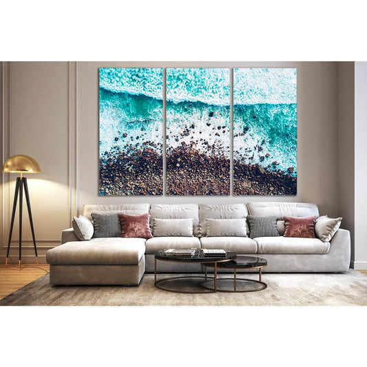 Waves Splashing On Boulder Beach №SL122 Ready to Hang Canvas PrintCanvas art arrives ready to hang, with hanging accessories included and no additional framing required. Every canvas print is hand-crafted, made on-demand at our workshop and expertly stret