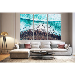 Waves Splashing On Boulder Beach №SL122 Ready to Hang Canvas PrintCanvas art arrives ready to hang, with hanging accessories included and no additional framing required. Every canvas print is hand-crafted, made on-demand at our workshop and expertly stret
