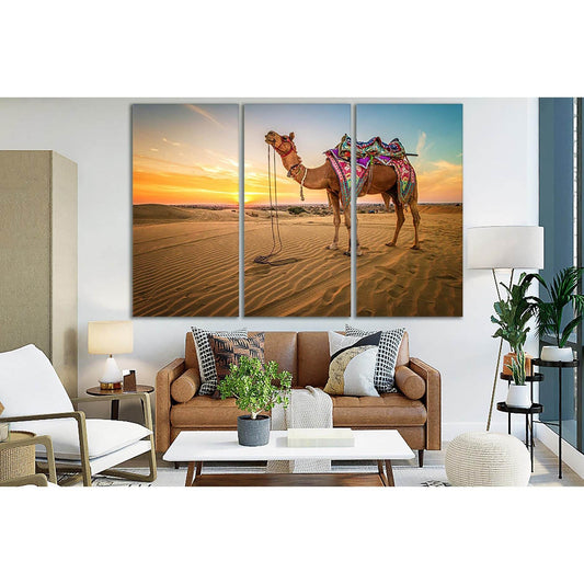Camel In The Desert №SL1015 Ready to Hang Canvas PrintCanvas art arrives ready to hang, with hanging accessories included and no additional framing required. Every canvas print is hand-crafted, made on-demand at our workshop and expertly stretched around
