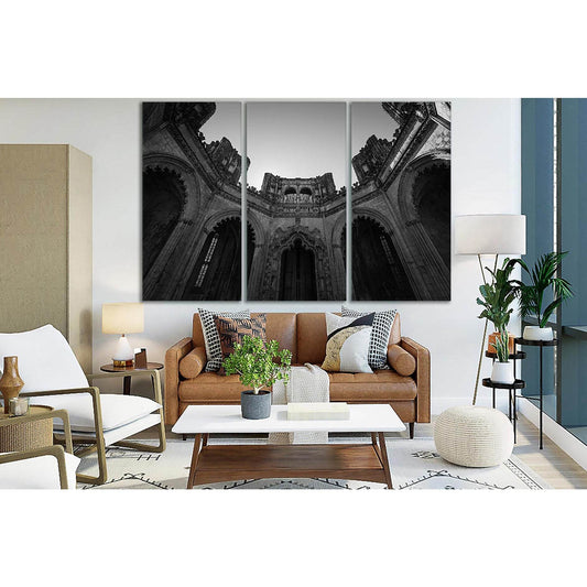 Batalha Monastery Black And White №SL852 Ready to Hang Canvas PrintCanvas art arrives ready to hang, with hanging accessories included and no additional framing required. Every canvas print is hand-crafted, made on-demand at our workshop and expertly stre