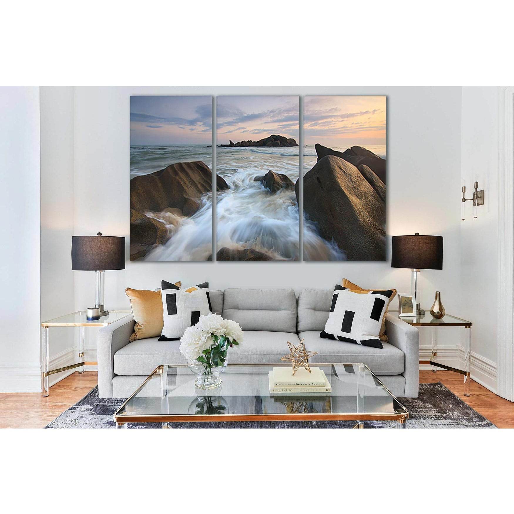 Sea Stones №SL171 Ready to Hang Canvas PrintCanvas art arrives ready to hang, with hanging accessories included and no additional framing required. Every canvas print is hand-crafted, made on-demand at our workshop and expertly stretched around 100% North