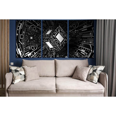 Abstraction Cube Black And White №SL859 Ready to Hang Canvas PrintCanvas art arrives ready to hang, with hanging accessories included and no additional framing required. Every canvas print is hand-crafted, made on-demand at our workshop and expertly stret