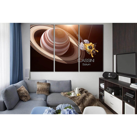 Saturn Artificial Satellite Cassini №SL965 Ready to Hang Canvas PrintCanvas art arrives ready to hang, with hanging accessories included and no additional framing required. Every canvas print is hand-crafted, made on-demand at our workshop and expertly st