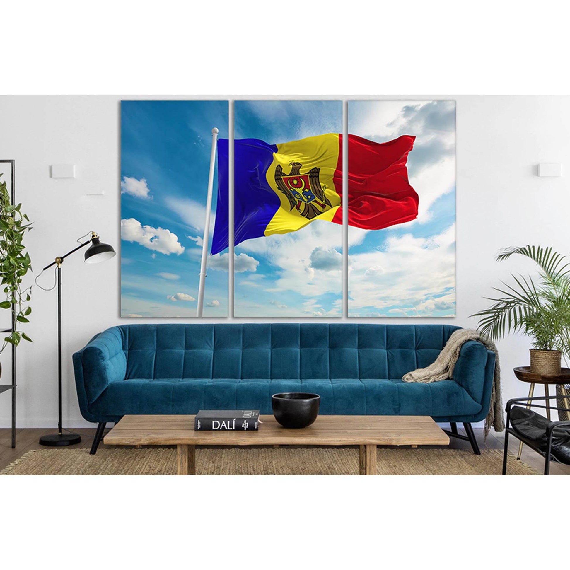 Moldova Flag Waving In The Wind №SL1188 Ready to Hang Canvas PrintCanvas art arrives ready to hang, with hanging accessories included and no additional framing required. Every canvas print is hand-crafted, made on-demand at our workshop and expertly stret