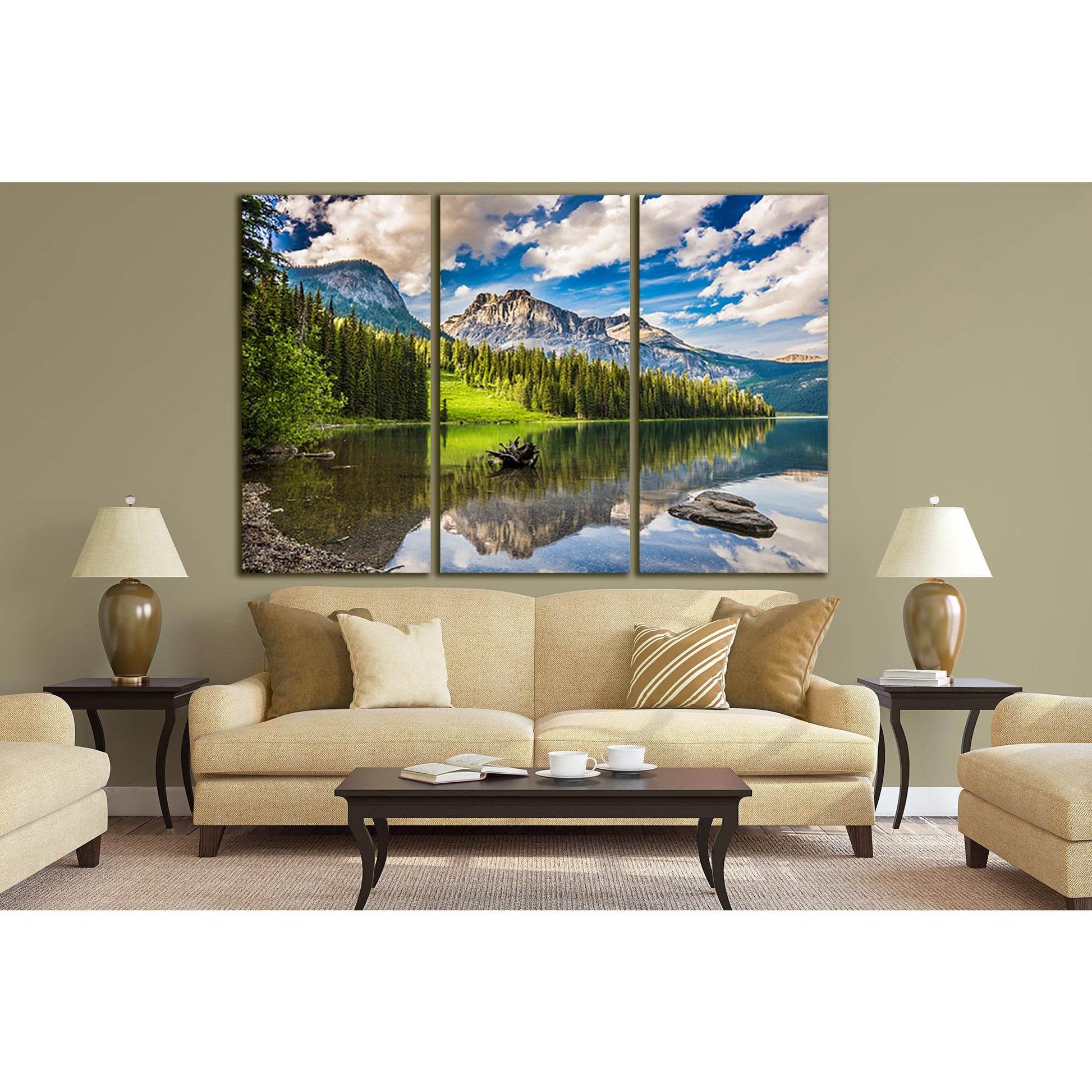 Clouds Over Mountains And Forest №SL1597 Ready to Hang Canvas PrintCanvas art arrives ready to hang, with hanging accessories included and no additional framing required. Every canvas print is hand-crafted, made on-demand at our workshop and expertly stre