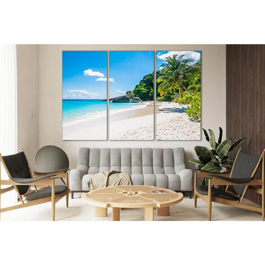 Tropical Beach With Transparent Water №SL155 Ready to Hang Canvas PrintCanvas art arrives ready to hang, with hanging accessories included and no additional framing required. Every canvas print is hand-crafted, made on-demand at our workshop and expertly
