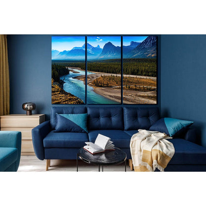 Landscape Mountain And River №SL1600 Ready to Hang Canvas PrintCanvas art arrives ready to hang, with hanging accessories included and no additional framing required. Every canvas print is hand-crafted, made on-demand at our workshop and expertly stretche