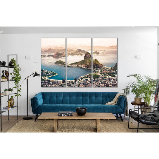 View Of Rio De Janeiro №SL86 Ready to Hang Canvas PrintCanvas art arrives ready to hang, with hanging accessories included and no additional framing required. Every canvas print is hand-crafted, made on-demand at our workshop and expertly stretched around