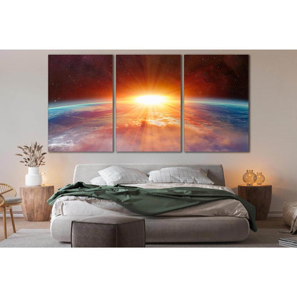 Planet Earth With A Spectacular Sunset №SL431 Ready to Hang Canvas PrintCanvas art arrives ready to hang, with hanging accessories included and no additional framing required. Every canvas print is hand-crafted, made on-demand at our workshop and expertly