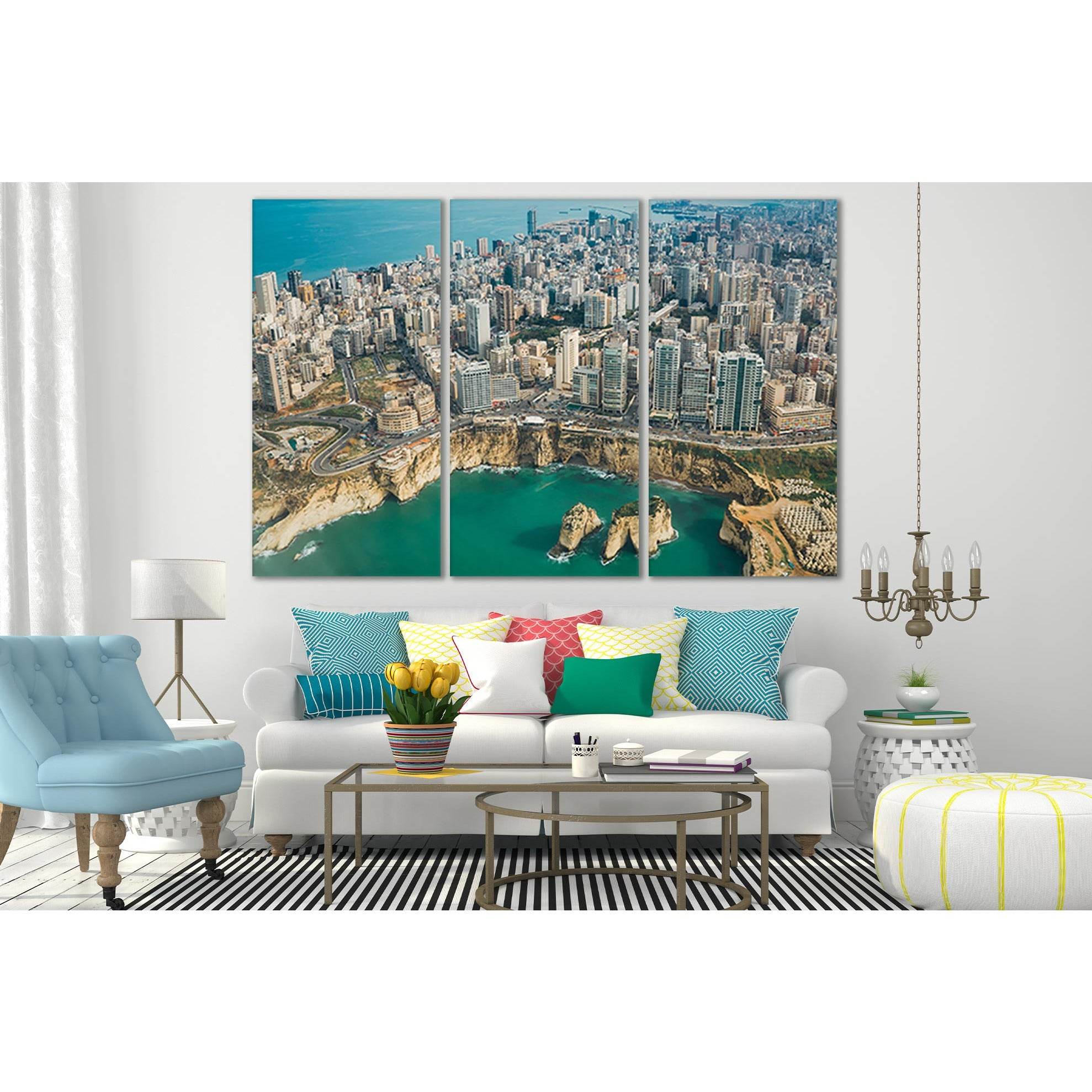 Beirut Beautiful Cityscape №SL338 Ready to Hang Canvas PrintCanvas art arrives ready to hang, with hanging accessories included and no additional framing required. Every canvas print is hand-crafted, made on-demand at our workshop and expertly stretched a