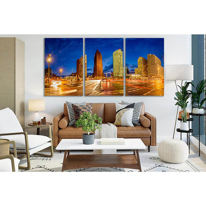 Germany Berlin Night Panorama №SL301 Ready to Hang Canvas PrintCanvas art arrives ready to hang, with hanging accessories included and no additional framing required. Every canvas print is hand-crafted, made on-demand at our workshop and expertly stretche