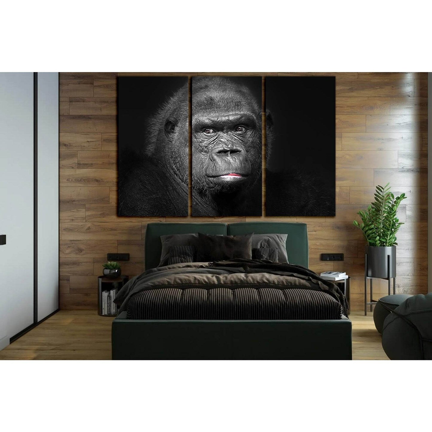 Close Up Portrait Of A Gorilla №SL1517 Ready to Hang Canvas PrintCanvas art arrives ready to hang, with hanging accessories included and no additional framing required. Every canvas print is hand-crafted, made on-demand at our workshop and expertly stretc