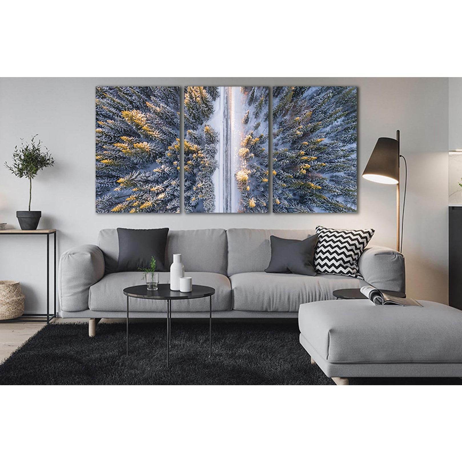 Morning Winter Forest №SL503 Ready to Hang Canvas PrintCanvas art arrives ready to hang, with hanging accessories included and no additional framing required. Every canvas print is hand-crafted, made on-demand at our workshop and expertly stretched around