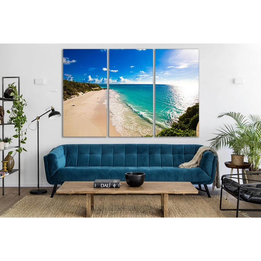 Tropical Beach Sunny Day №SL119 Ready to Hang Canvas PrintCanvas art arrives ready to hang, with hanging accessories included and no additional framing required. Every canvas print is hand-crafted, made on-demand at our workshop and expertly stretched aro