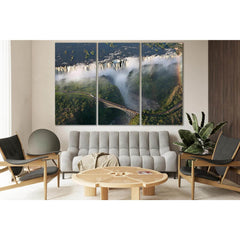 Victoria Falls Top View №SL476 Ready to Hang Canvas PrintCanvas art arrives ready to hang, with hanging accessories included and no additional framing required. Every canvas print is hand-crafted, made on-demand at our workshop and expertly stretched arou