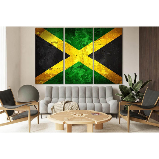 Flag Of Jamaica №SL1163 Ready to Hang Canvas PrintCanvas art arrives ready to hang, with hanging accessories included and no additional framing required. Every canvas print is hand-crafted, made on-demand at our workshop and expertly stretched around 100%