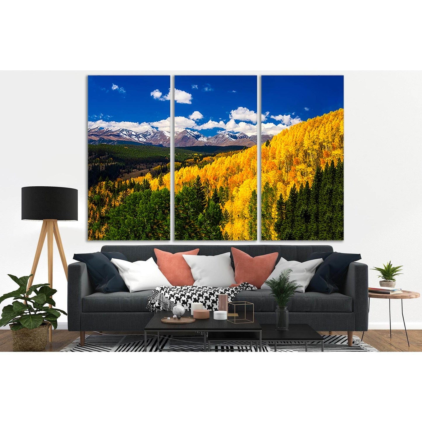 Autumn Mountains In Season Fall №SL658 Ready to Hang Canvas PrintCanvas art arrives ready to hang, with hanging accessories included and no additional framing required. Every canvas print is hand-crafted, made on-demand at our workshop and expertly stretc