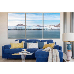 Nordenskiöld Glacier At Pyramiden On Svalbard №SL1340 Ready to Hang Canvas PrintCanvas art arrives ready to hang, with hanging accessories included and no additional framing required. Every canvas print is hand-crafted, made on-demand at our workshop and