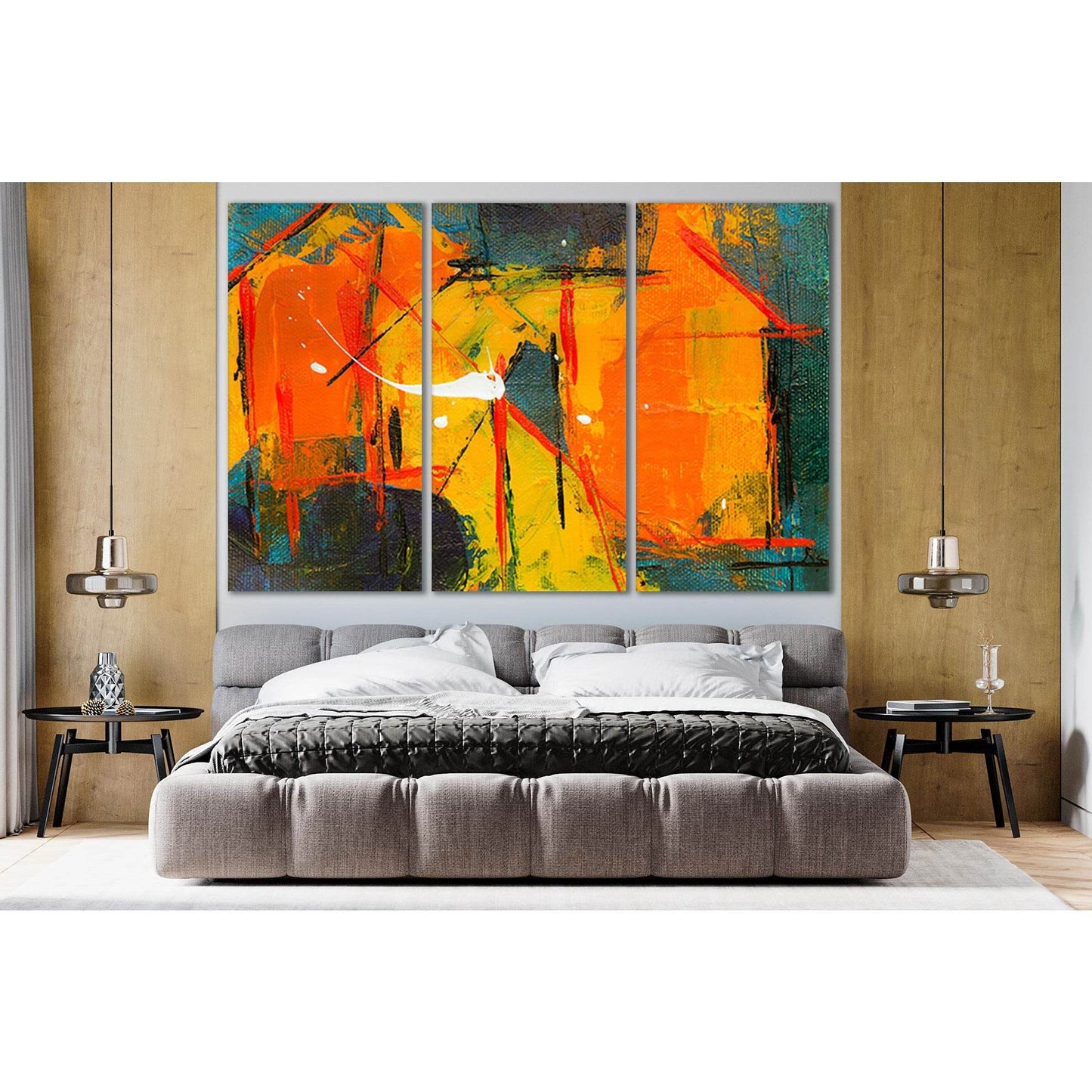 Abstract Oil Painting №SL582 Ready to Hang Canvas PrintCanvas art arrives ready to hang, with hanging accessories included and no additional framing required. Every canvas print is hand-crafted, made on-demand at our workshop and expertly stretched around