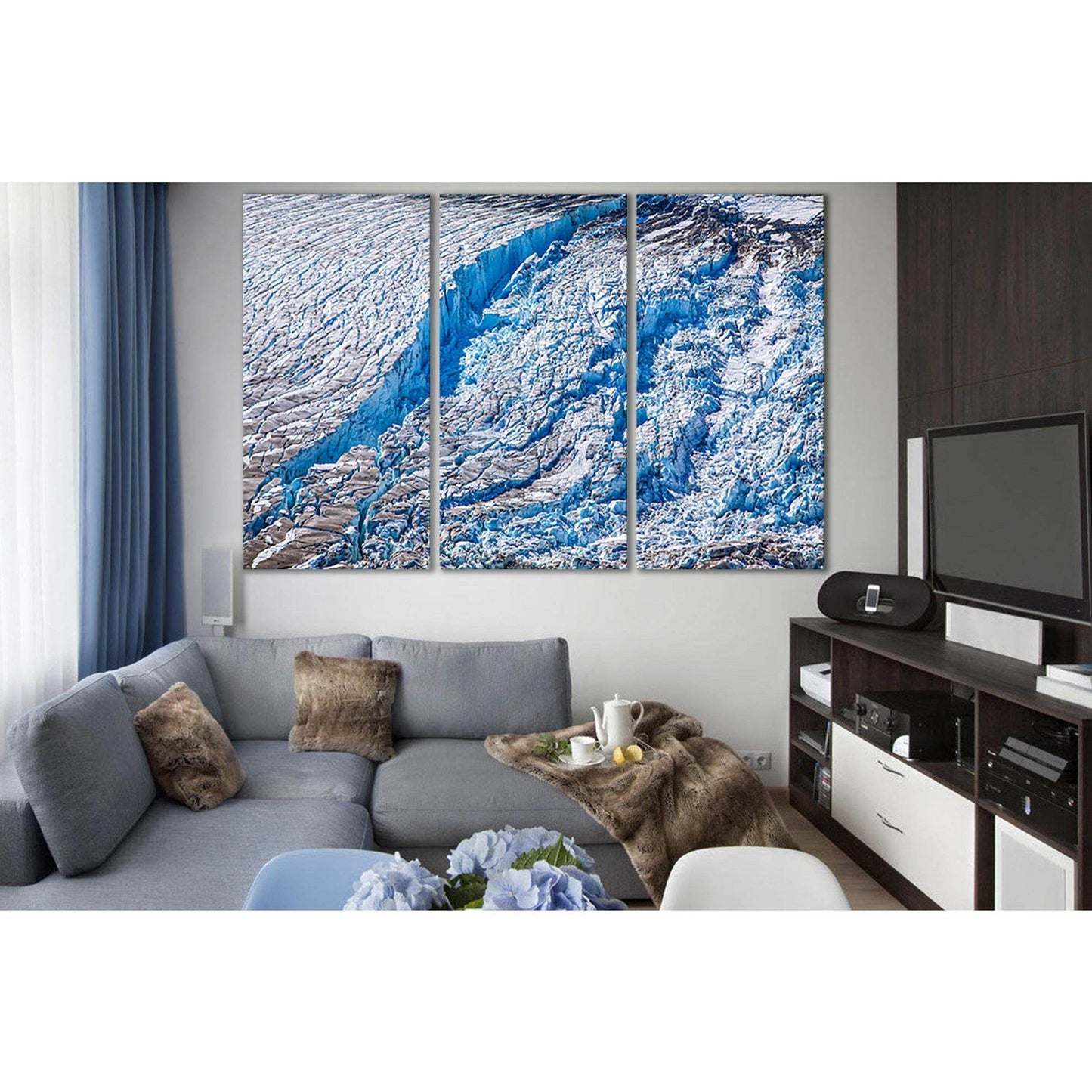 The Salmon Glacier №SL1349 Ready to Hang Canvas PrintFast traslate Icon translate Canvas art arrives ready to hang, with hanging accessories included and no additional framing required. Every canvas print is hand-crafted, made on-demand at our workshop an