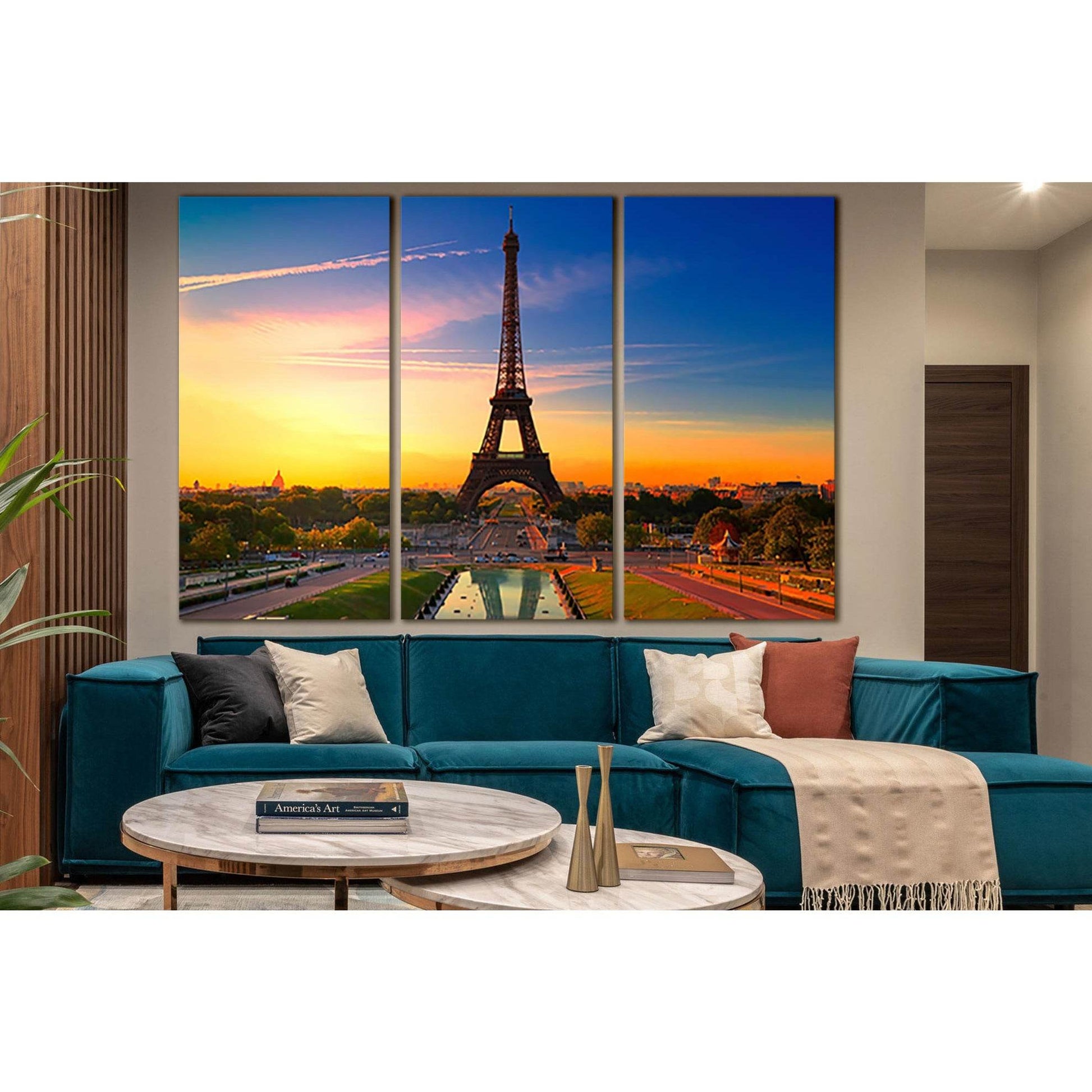 Eiffel Tower Sunset Paris №SL1467 Ready to Hang Canvas PrintCanvas art arrives ready to hang, with hanging accessories included and no additional framing required. Every canvas print is hand-crafted, made on-demand at our workshop and expertly stretched a