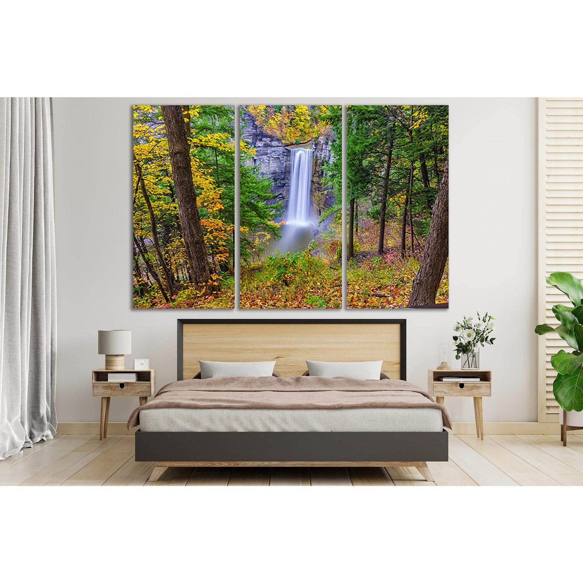 Autumn Waterfall In The Forest №SL450 Ready to Hang Canvas PrintCanvas art arrives ready to hang, with hanging accessories included and no additional framing required. Every canvas print is hand-crafted, made on-demand at our workshop and expertly stretch