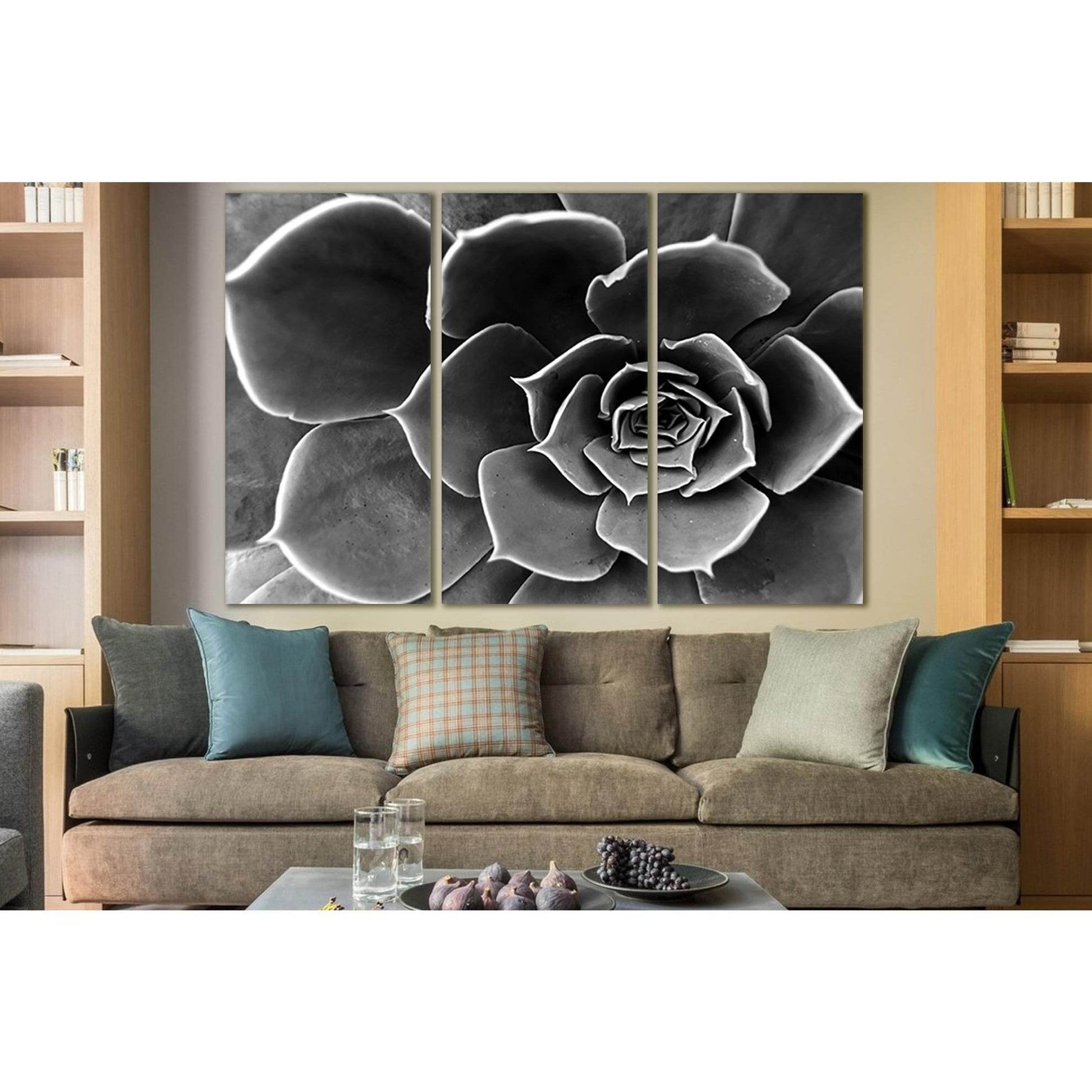 Flower Close Up Black And White №SL838 Ready to Hang Canvas PrintCanvas art arrives ready to hang, with hanging accessories included and no additional framing required. Every canvas print is hand-crafted, made on-demand at our workshop and expertly stretc