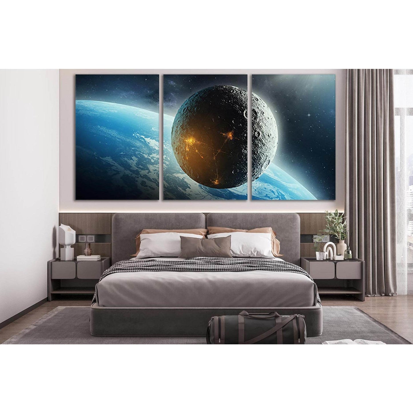 Moon Colonization Futuristic Space №SL407 Ready to Hang Canvas PrintCanvas art arrives ready to hang, with hanging accessories included and no additional framing required. Every canvas print is hand-crafted, made on-demand at our workshop and expertly str