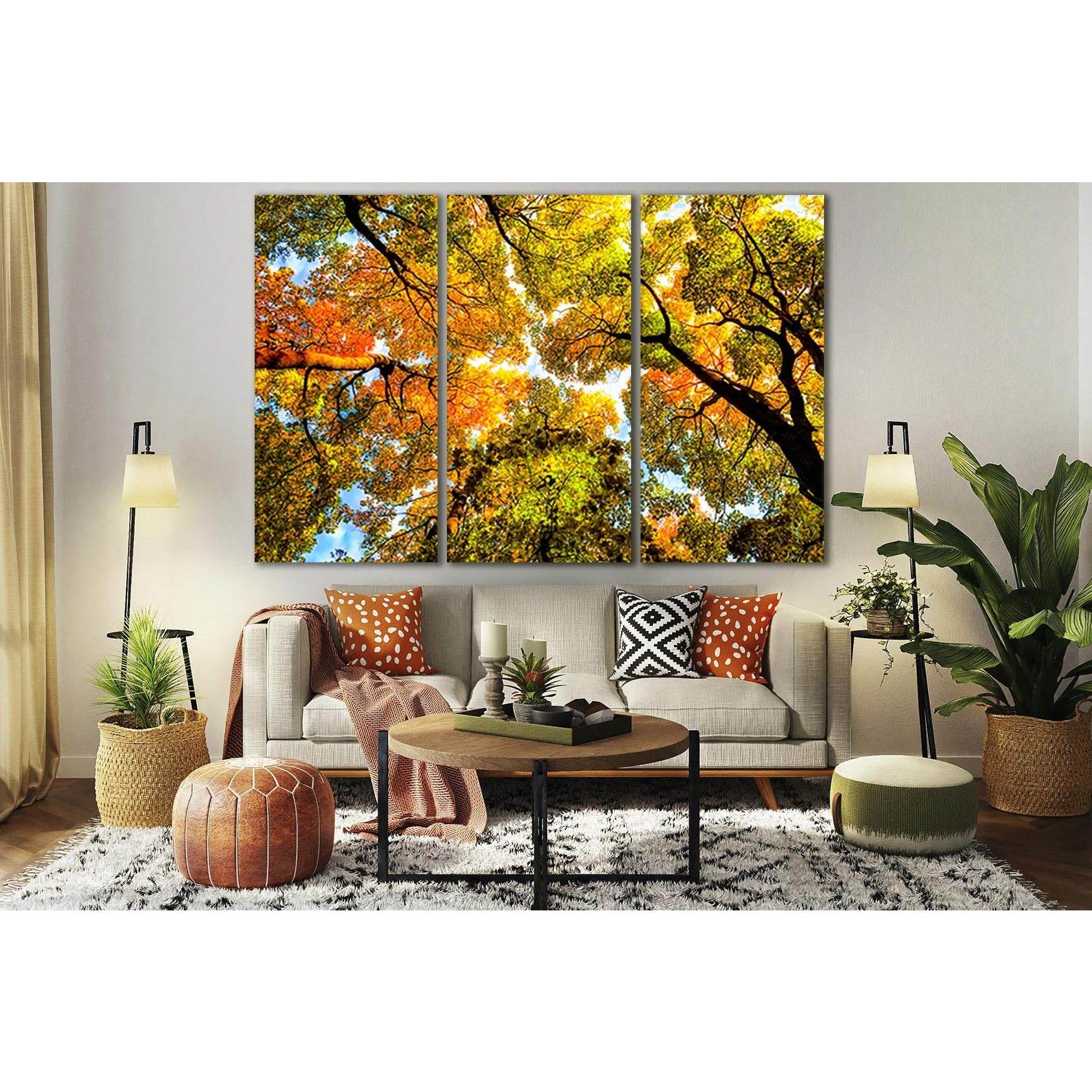 Autumn Forest Trees Background №SL648 Ready to Hang Canvas PrintCanvas art arrives ready to hang, with hanging accessories included and no additional framing required. Every canvas print is hand-crafted, made on-demand at our workshop and expertly stretch