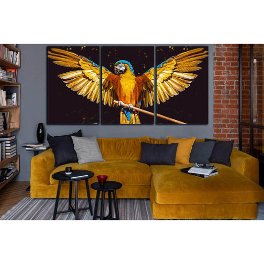Parrot Macaw Spread Wings №SL1037 Ready to Hang Canvas PrintCanvas art arrives ready to hang, with hanging accessories included and no additional framing required. Every canvas print is hand-crafted, made on-demand at our workshop and expertly stretched a