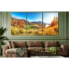 Autumn Panorama Over Sils Im Engadin №SL649 Ready to Hang Canvas PrintCanvas art arrives ready to hang, with hanging accessories included and no additional framing required. Every canvas print is hand-crafted, made on-demand at our workshop and expertly s
