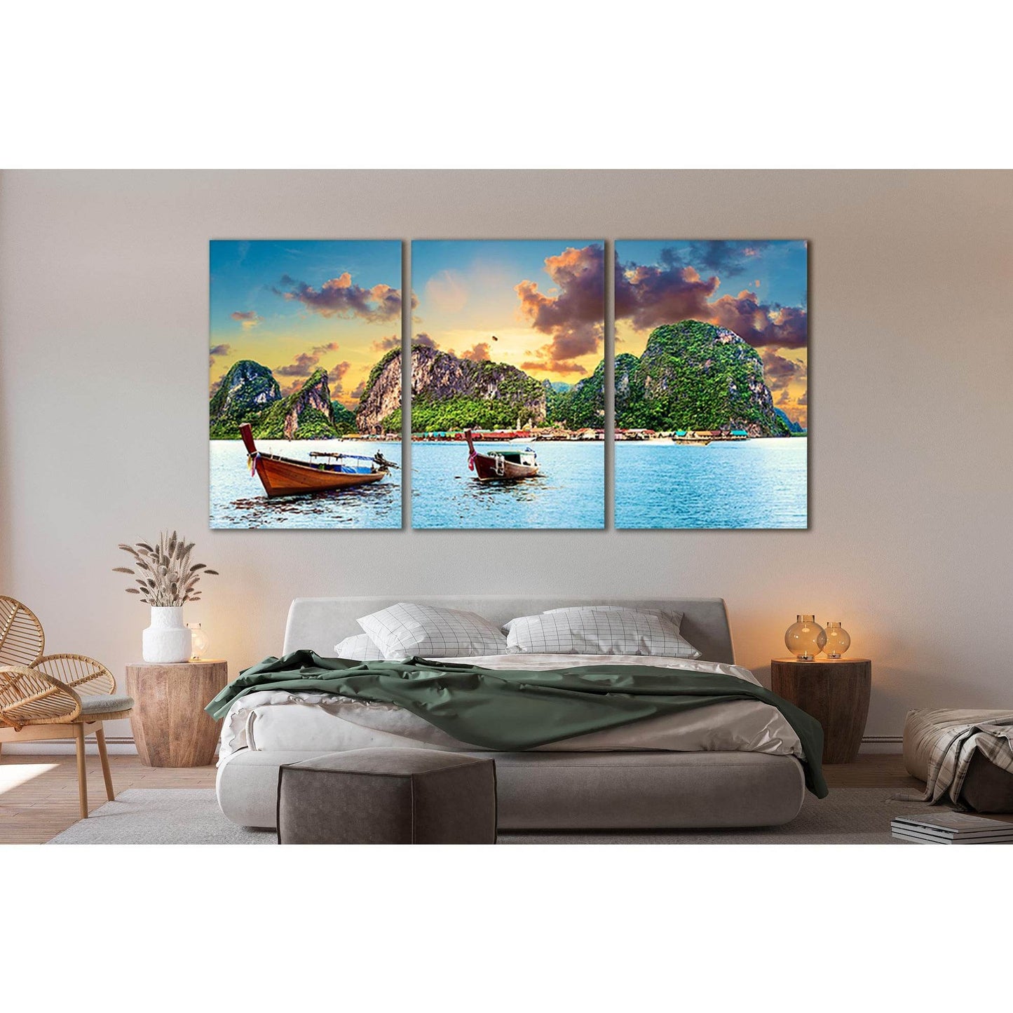 Phuket Island Landscape №SL68 Ready to Hang Canvas PrintCanvas art arrives ready to hang, with hanging accessories included and no additional framing required. Every canvas print is hand-crafted, made on-demand at our workshop and expertly stretched aroun