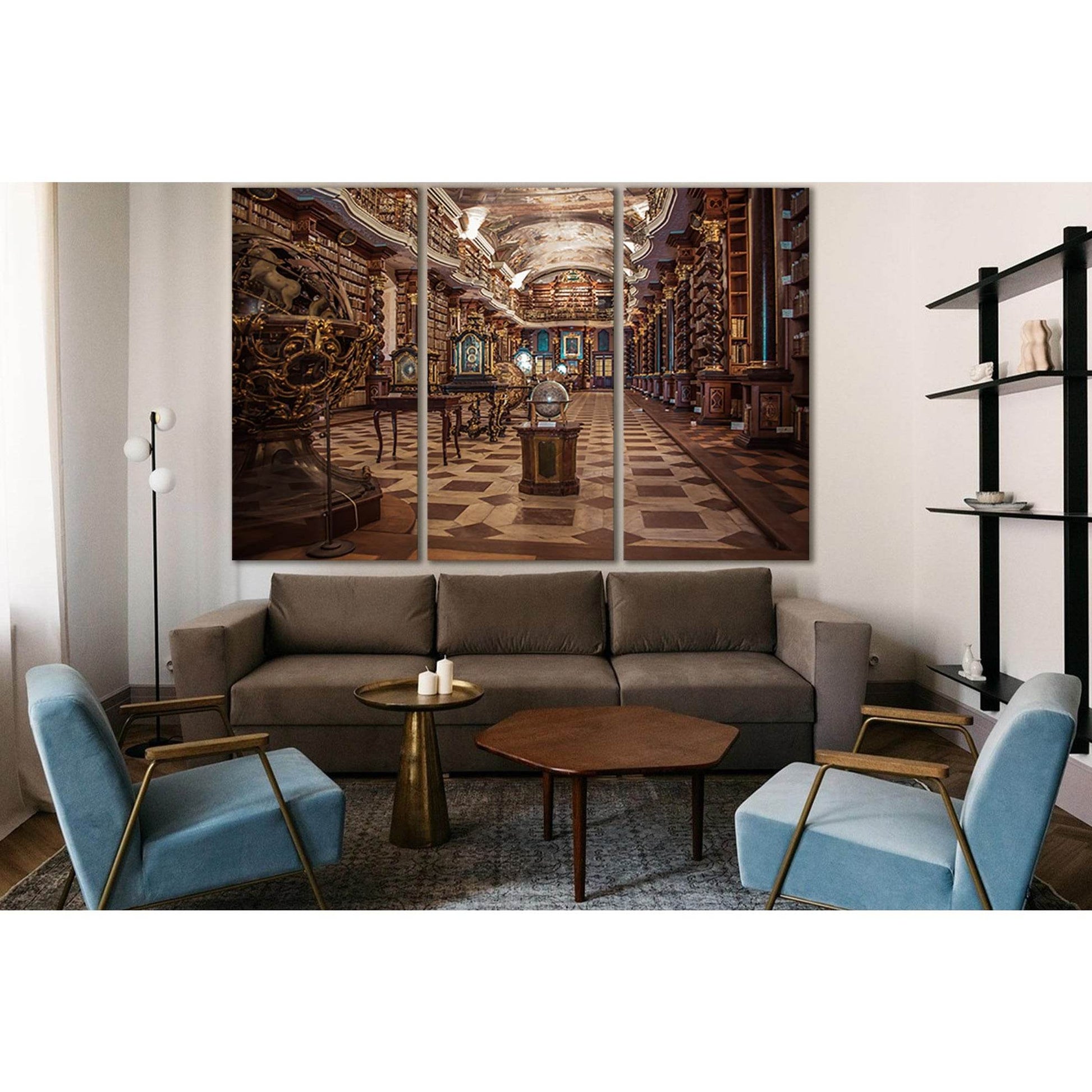 Prague Library Of Science №SL1393 Ready to Hang Canvas PrintCanvas art arrives ready to hang, with hanging accessories included and no additional framing required. Every canvas print is hand-crafted, made on-demand at our workshop and expertly stretched a