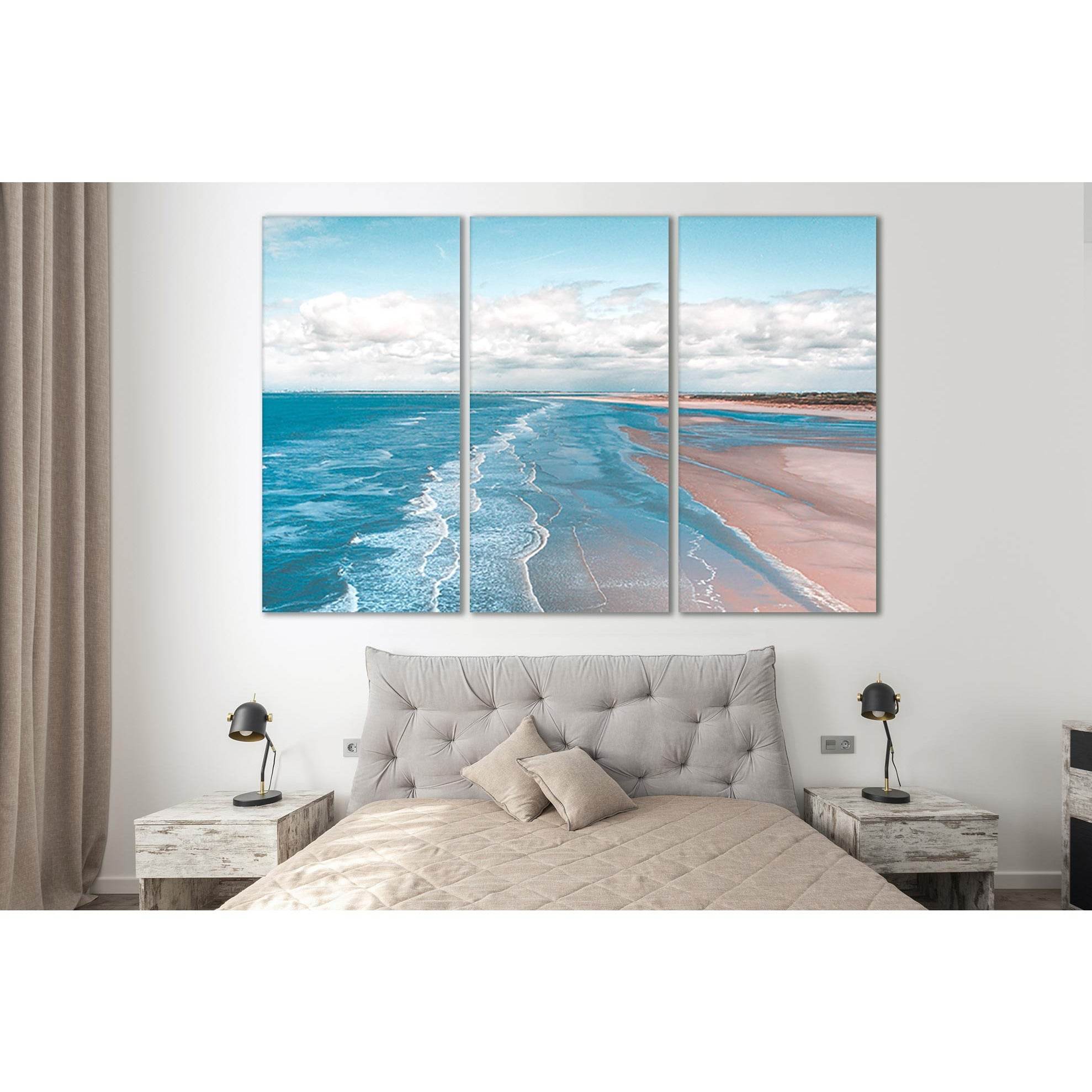 Long Sandy Beach №SL124 Ready to Hang Canvas PrintCanvas art arrives ready to hang, with hanging accessories included and no additional framing required. Every canvas print is hand-crafted, made on-demand at our workshop and expertly stretched around 100%