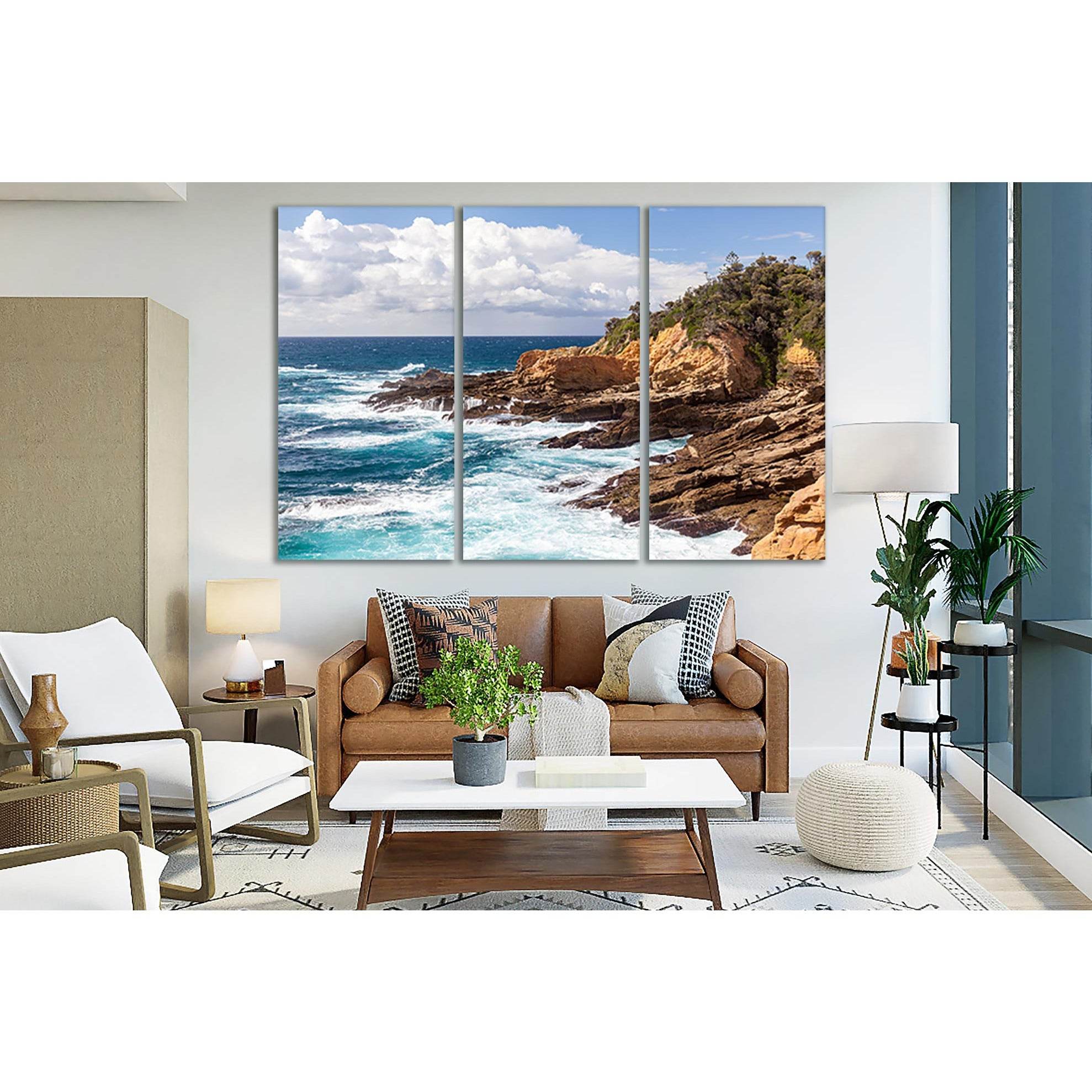 Island And Rocky Coast №SL101 Ready to Hang Canvas PrintCanvas art arrives ready to hang, with hanging accessories included and no additional framing required. Every canvas print is hand-crafted, made on-demand at our workshop and expertly stretched aroun