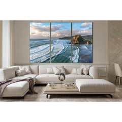 Lion Rock And Piha Beach №SL154 Ready to Hang Canvas PrintCanvas art arrives ready to hang, with hanging accessories included and no additional framing required. Every canvas print is hand-crafted, made on-demand at our workshop and expertly stretched aro