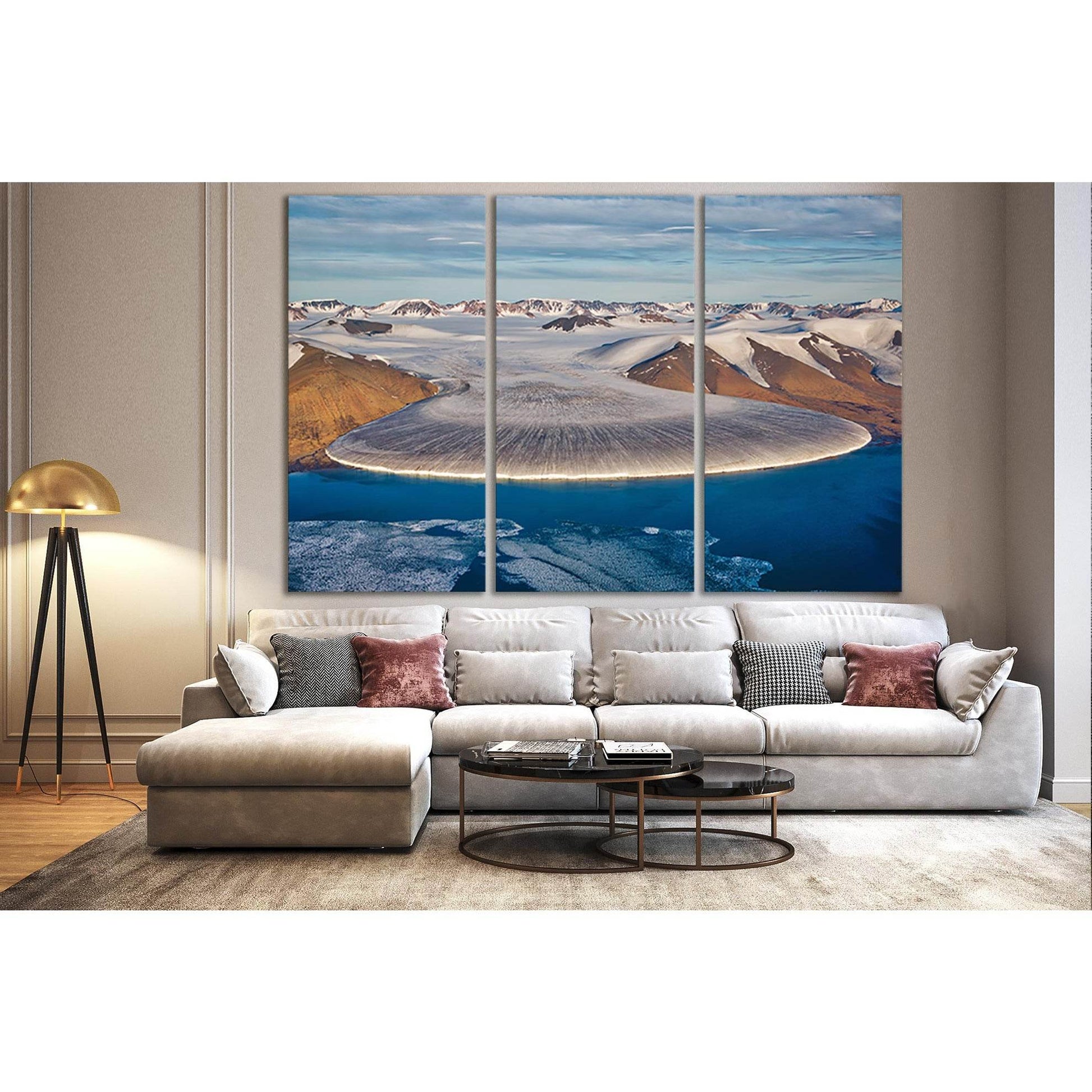 Elephant Leg Glacier In North Greenland №SL1318 Ready to Hang Canvas PrintCanvas art arrives ready to hang, with hanging accessories included and no additional framing required. Every canvas print is hand-crafted, made on-demand at our workshop and expert