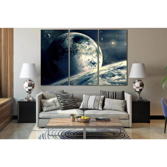Mysterious Planets In Far Space №SL393 Ready to Hang Canvas PrintCanvas art arrives ready to hang, with hanging accessories included and no additional framing required. Every canvas print is hand-crafted, made on-demand at our workshop and expertly stretc