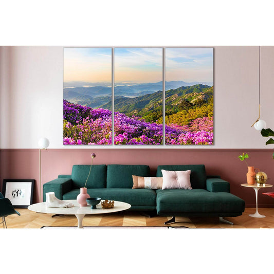 Beautiful Mountain Flowers №SL678 Ready to Hang Canvas PrintCanvas art arrives ready to hang, with hanging accessories included and no additional framing required. Every canvas print is hand-crafted, made on-demand at our workshop and expertly stretched a